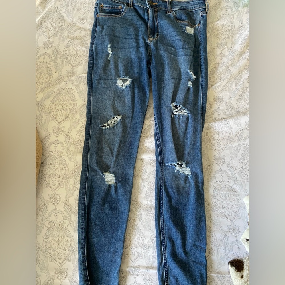 ✨Hollister high rise super skinny jeans classic stretch✨